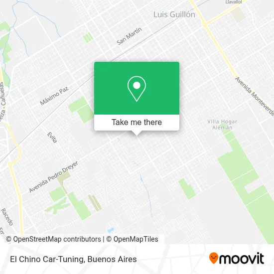 El Chino Car-Tuning map