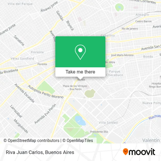 Riva Juan Carlos map