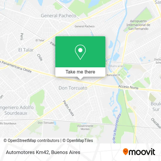 Automotores Km42 map