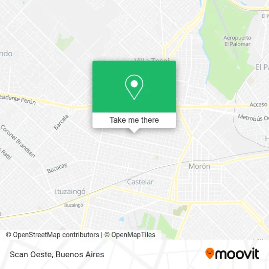 Scan Oeste map