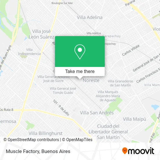 Muscle Factory map