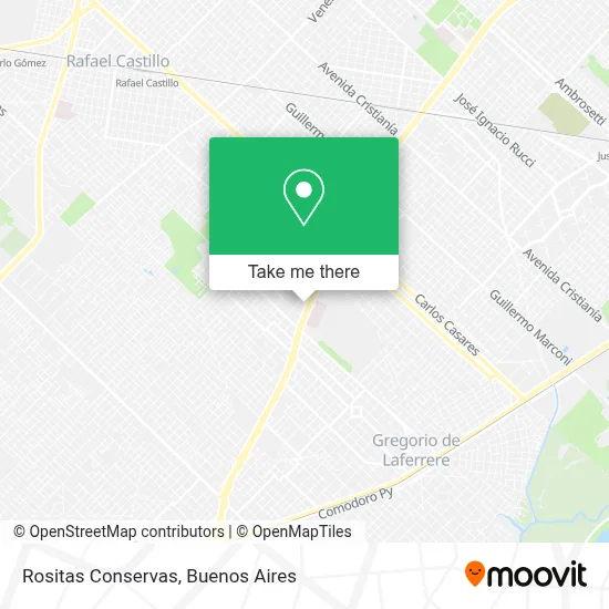 Rositas Conservas map