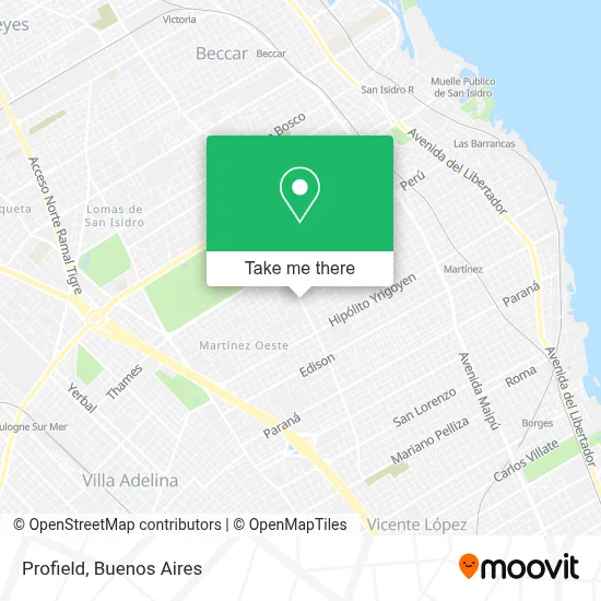 Profield map