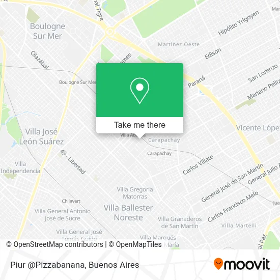Piur @Pizzabanana map