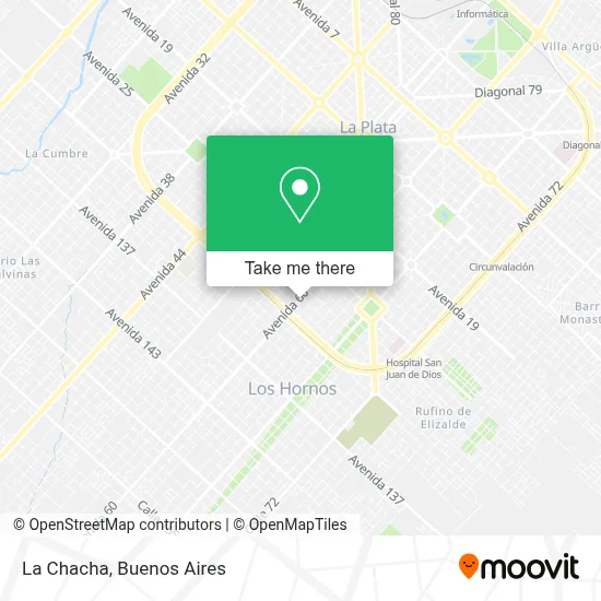 La Chacha map