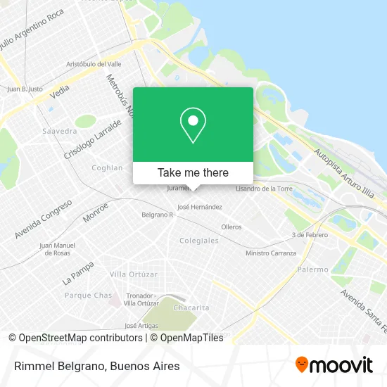 Rimmel Belgrano map