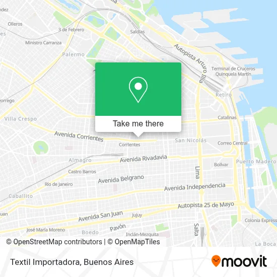 Textil Importadora map