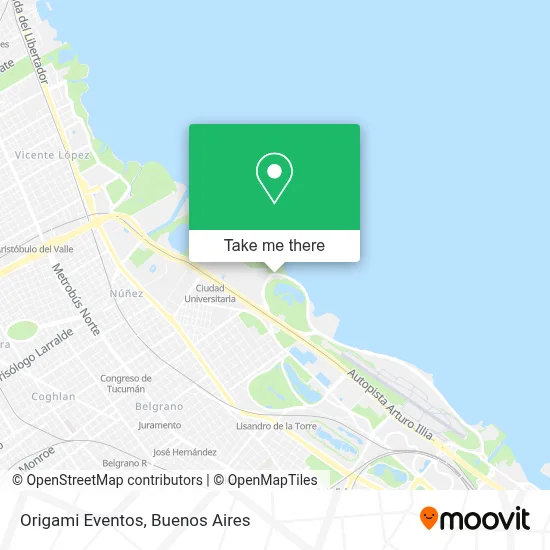 Origami Eventos map