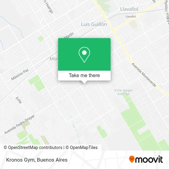 Kronos Gym map