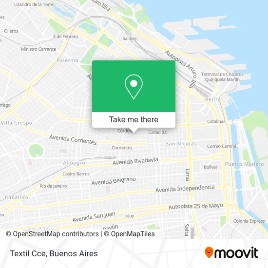 Textil Cce map