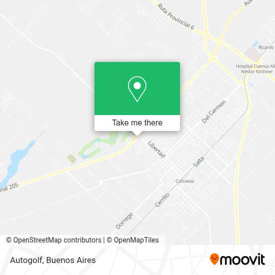 Autogolf map
