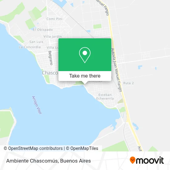 Ambiente Chascomús map