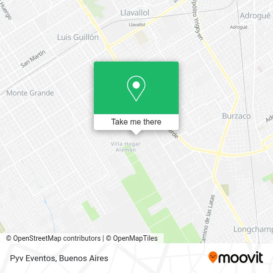 Pyv Eventos map