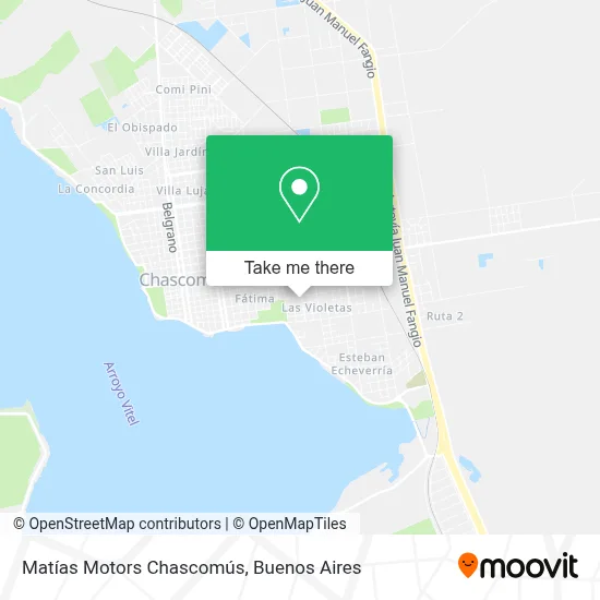 Matías Motors Chascomús map