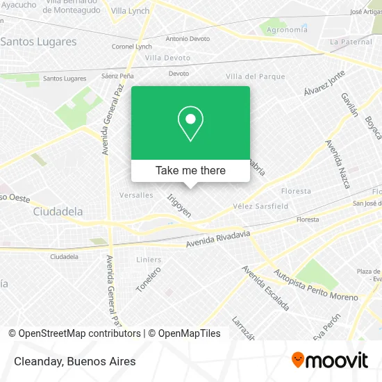 Cleanday map