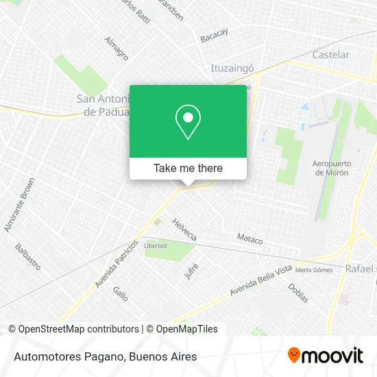 Automotores Pagano map