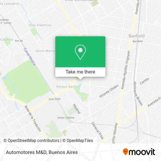 Automotores M&D map