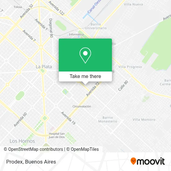 Prodex map