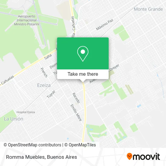 Romma Muebles map