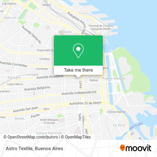 Astro Textile map