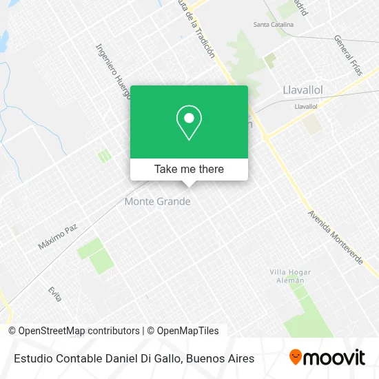 Estudio Contable Daniel Di Gallo map