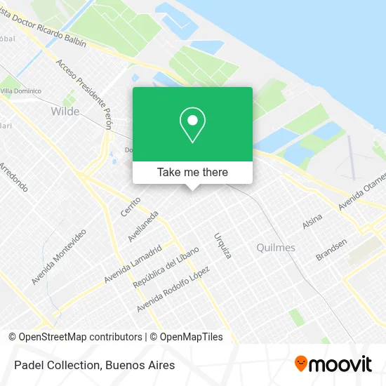 Padel Collection map