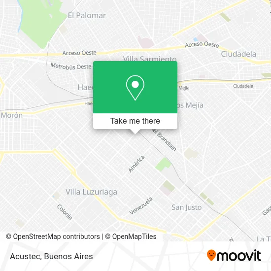 Acustec map