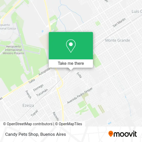 Candy Pets Shop map