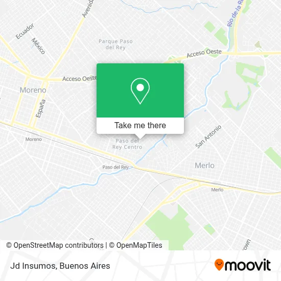Jd Insumos map