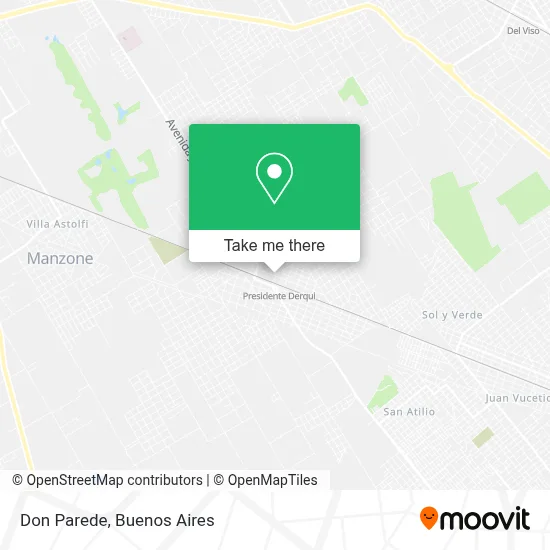 Don Parede map