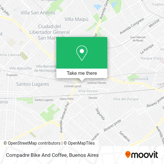 Compadre Bike And Coffee map