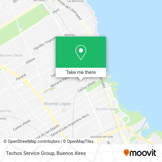 Techos Service Group map