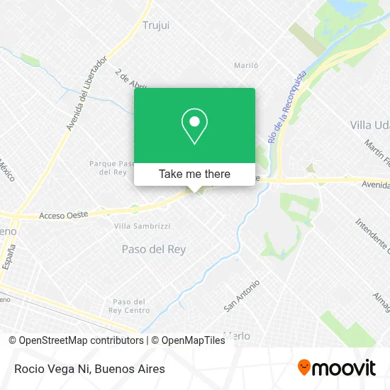 Rocio Vega Ni map