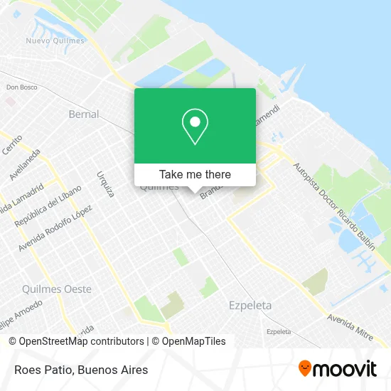 Roes Patio map