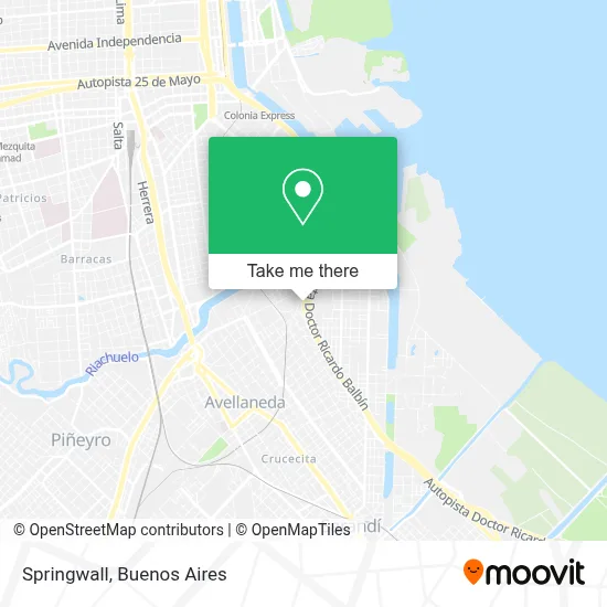 Springwall map