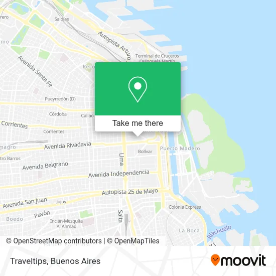 Traveltips map