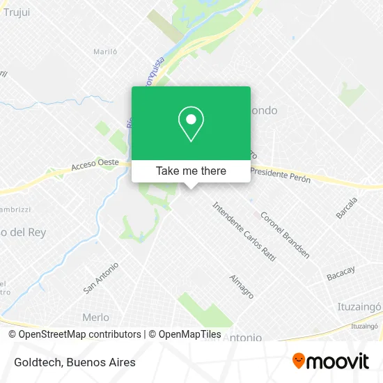 Goldtech map