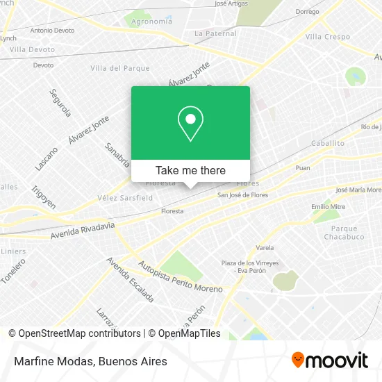 Marfine Modas map