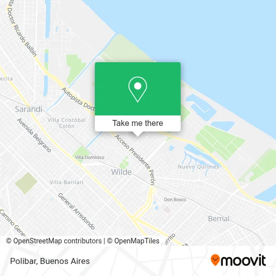 Polibar map