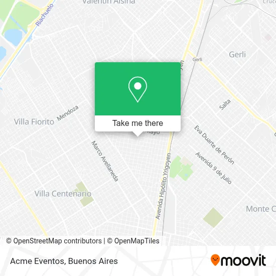 Acme Eventos map