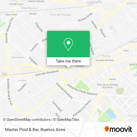 Master Pool & Bar map