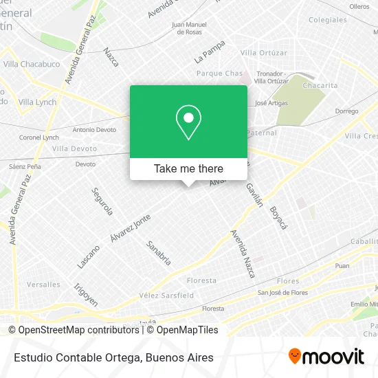 Estudio Contable Ortega map