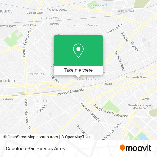 Cocoloco Bar map