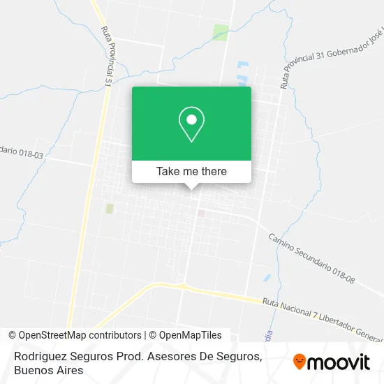 Rodriguez Seguros Prod. Asesores De Seguros map
