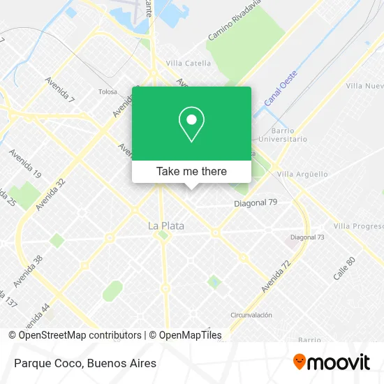 Parque Coco map