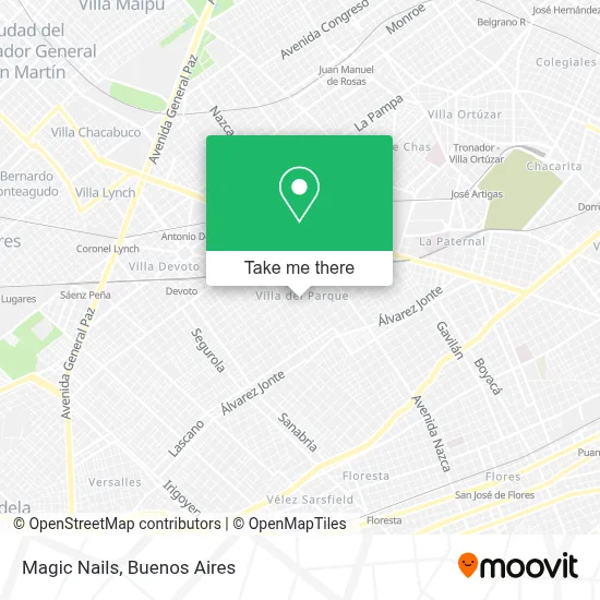 Magic Nails map