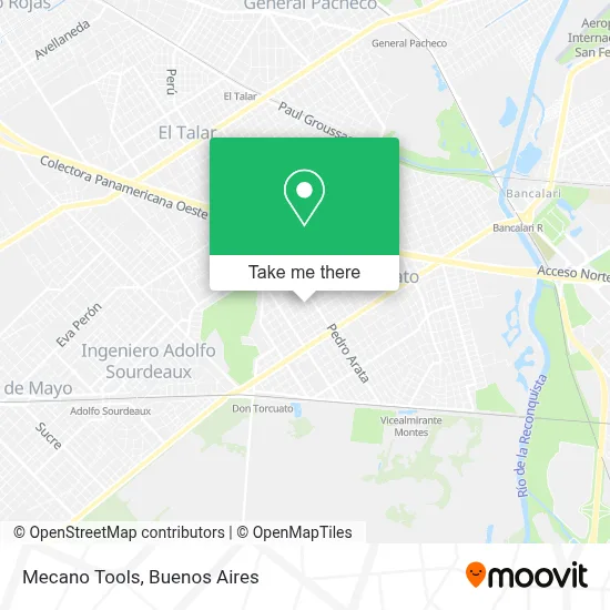 Mecano Tools map
