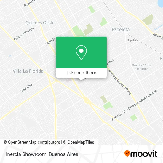 Inercia Showroom map