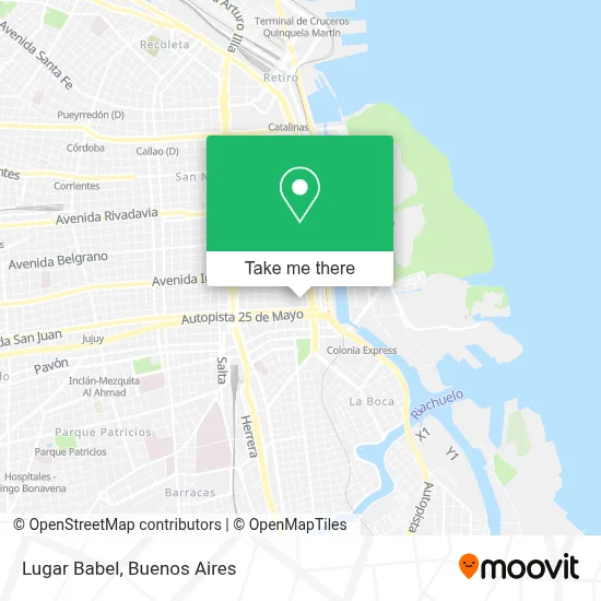 Lugar Babel map