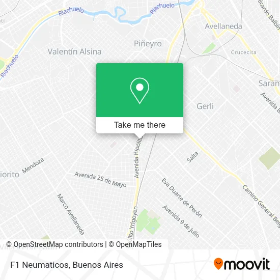 F1 Neumaticos map